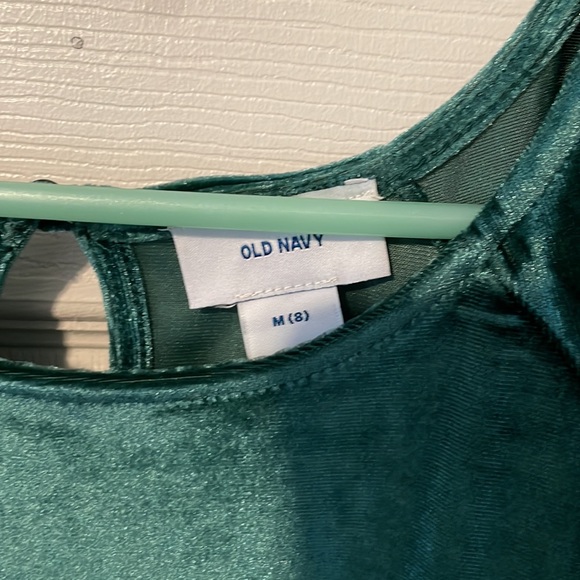 Green velvet dress - Picture 2 of 2